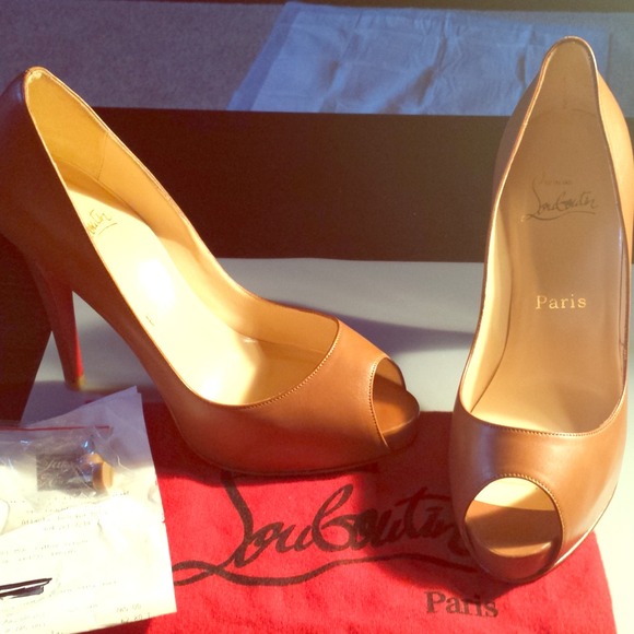 Christian Louboutins:  Very prive Tan 120 mm