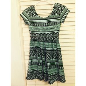 Mint Aztec Dress