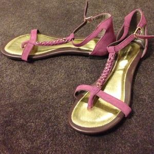 Mauve pink Banana Republic sandals