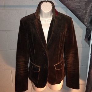 ZARA brown jacket with leather accents