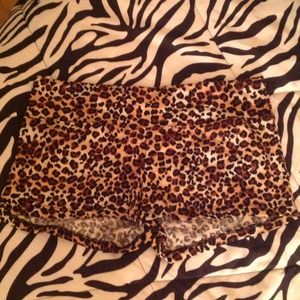 Cheetah shorts!!! ON HOLD