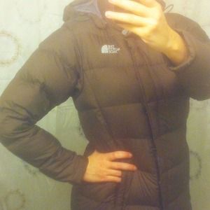 Chocolate brown, North Face Metropolis Parka