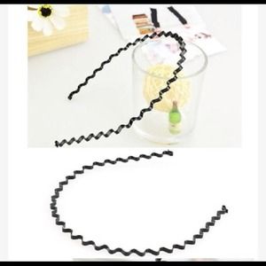 1 psc unisex black wavy hair and