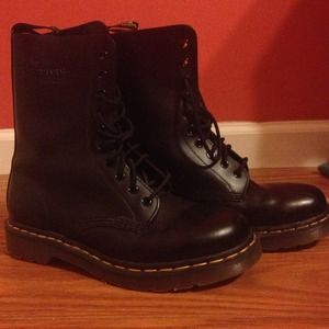 Black Dr. Martens boots