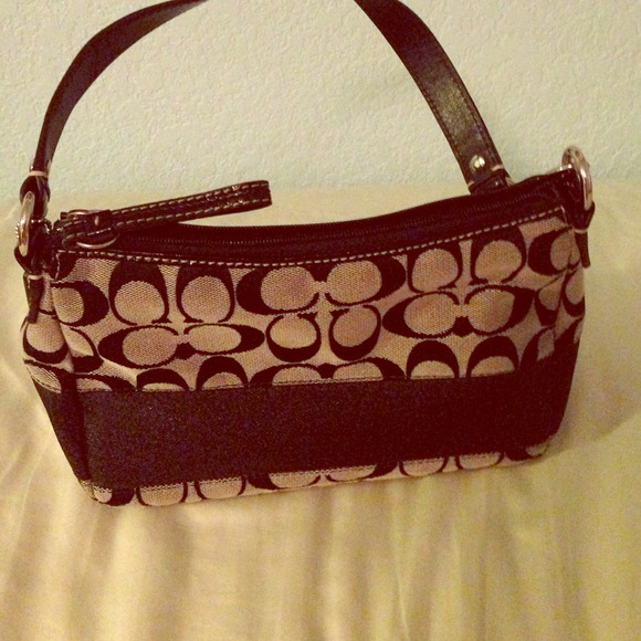 Little black coach handbag