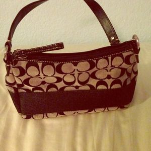 Little black coach handbag
