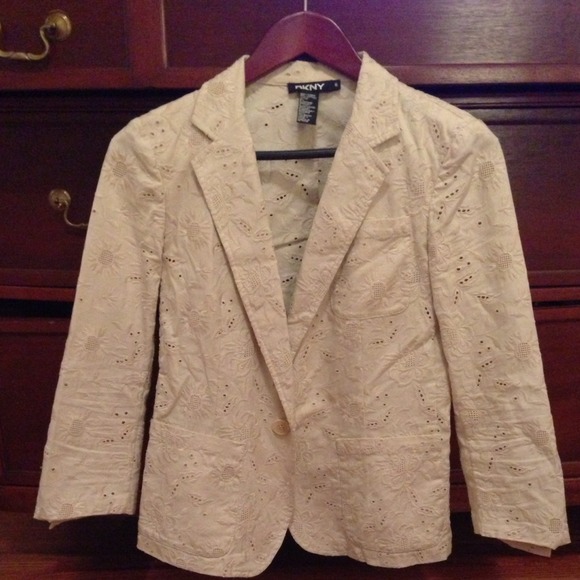 DKNY Eyelet Blazer