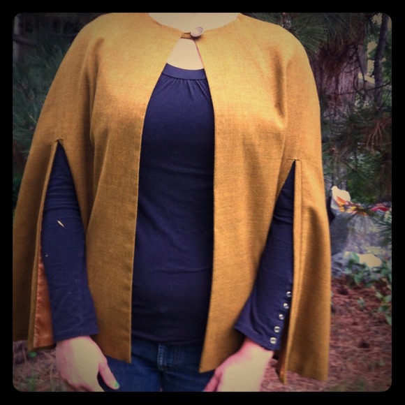 Vintage Golden brown cape