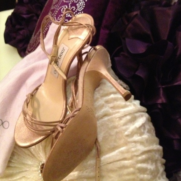 Jimmy Choo!  36.5 (6.5) blush color heel - Picture 2 of 8