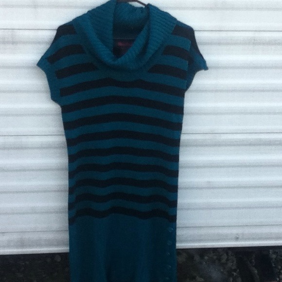 Long winter dress sweater lightly worn