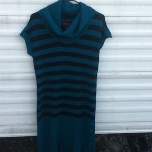Long winter dress sweater lightly worn