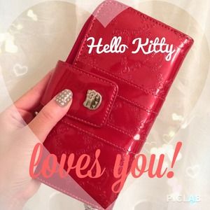 - SOLD - Red Hello Kitty Wallet