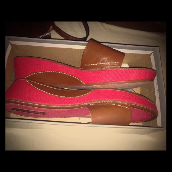 Red and brown Sandals