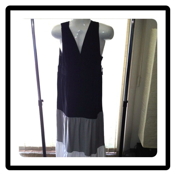 Color Block Maxi Dress