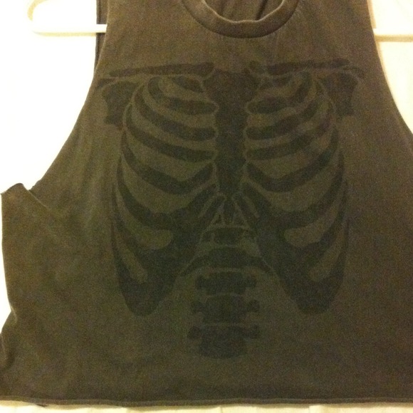 TRADEDbrandy melville skeleton muscle tank
