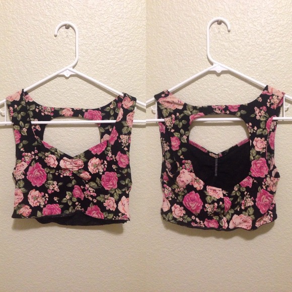 Floral bustier