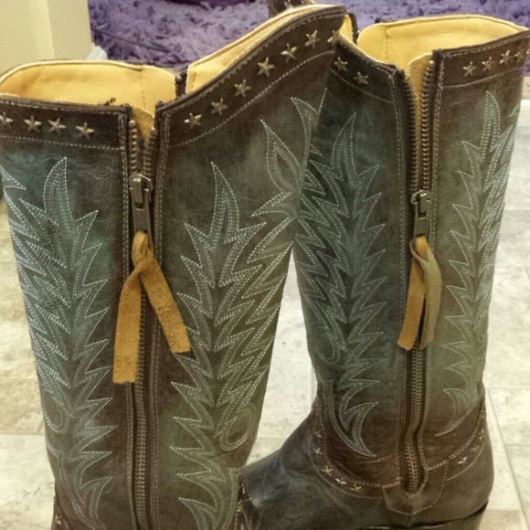 β€οΈHP!!!β€οΈOld Gringos size 6.5 Rockstar NWT coool!! - Picture 2 of 4