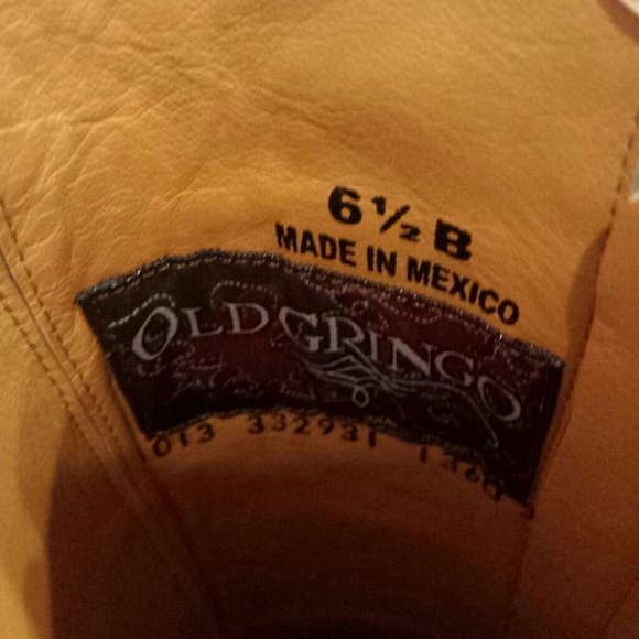 β€οΈHP!!!β€οΈOld Gringos size 6.5 Rockstar NWT coool!! - Picture 3 of 4