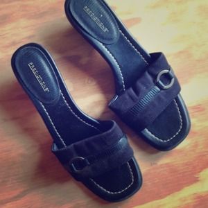Black slip-ons