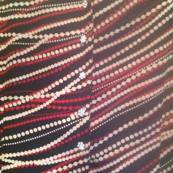 4 for $30 🌺Pretty multi colored dress top🌺 - Picture 2 of 4