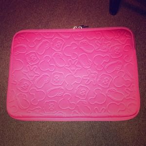 Pink Disney 20" laptop case! Never used!