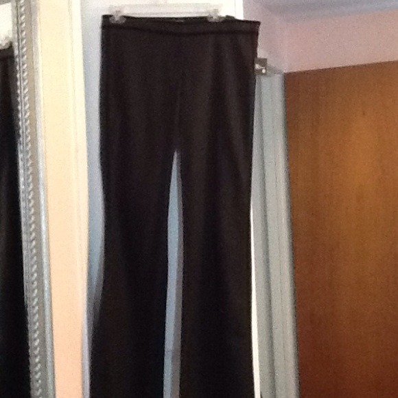 Sexy, classy, black dress pants, velvet trim.SALE!