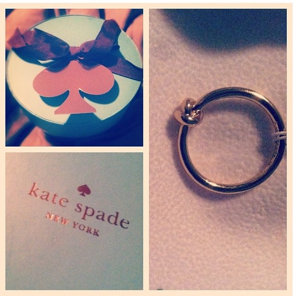 Kate Spade anchor knot ring