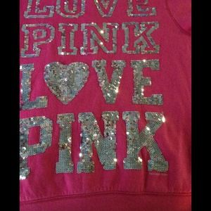 Victoria secret sequin hoodie