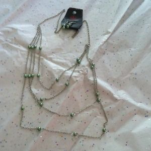 Paparazzi necklace and earring set