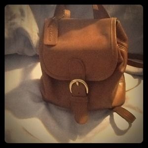 Authentic Coach backpack purse!