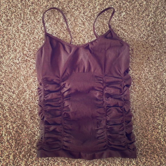 Flattering brown tank