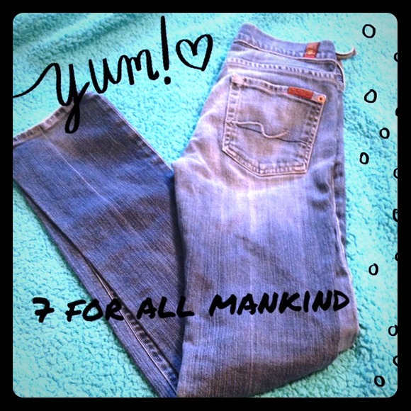 7 for all Mankind Denim - 7 for all mankind light wash jeans