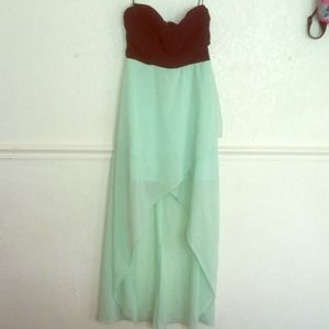 High low dress (mint )