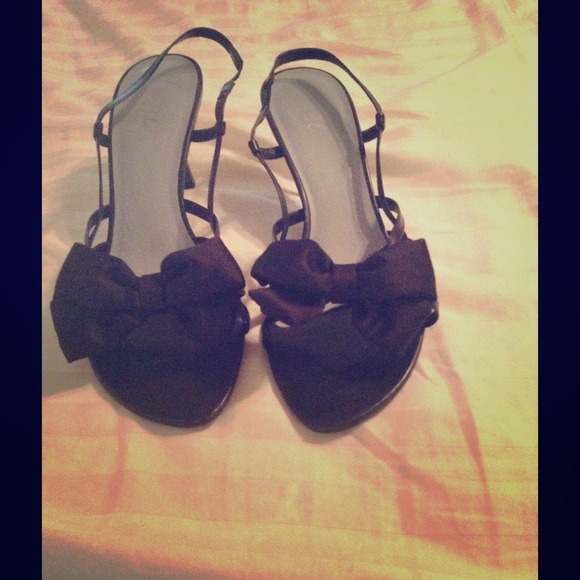BCBG Black Kitten Heel