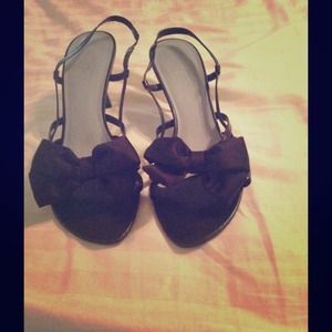 BCBG Black Kitten Heel