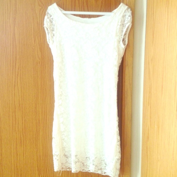 Lace mini dress