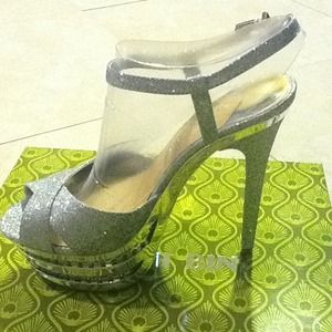 Gianni Bibi Dress Platform Sandals.