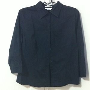 Old navy black button down