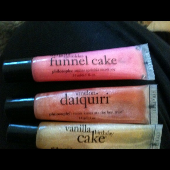 Bundle of three philosophy lipgloss