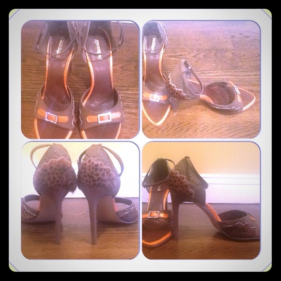 Stylish Brown/ Orange Sandals! - Picture 1 of 3