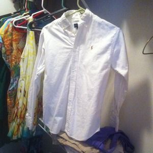 Oxford long sleeve polo