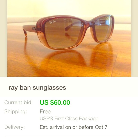 SOLD🚫Check out my eBay listing ray ban glasses