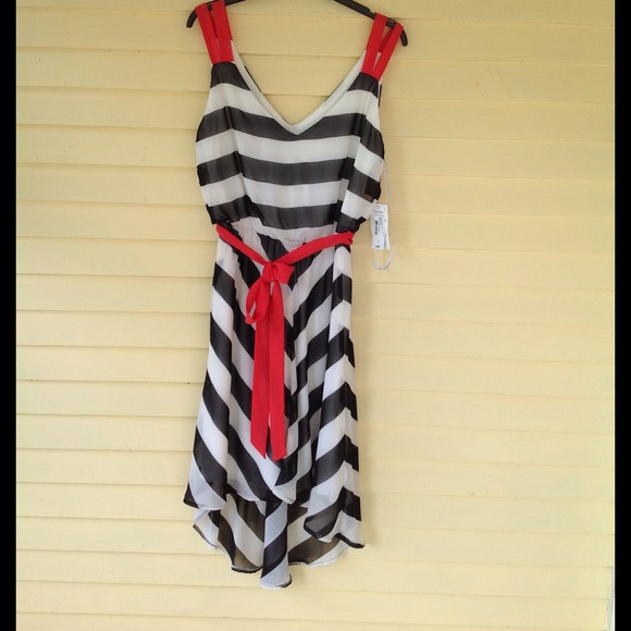 High Low Lined dress SZ 4 cute!!