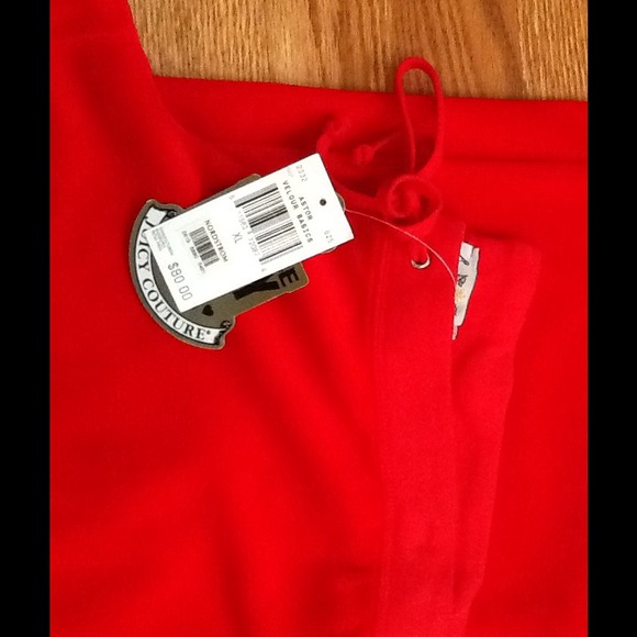 Juicy Couture Pants - Juicy Couture velour pants, sz XL, would fit L Red