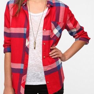 ❌Sold in Bundle❌Urban Outfitters Red Plaid Shirt