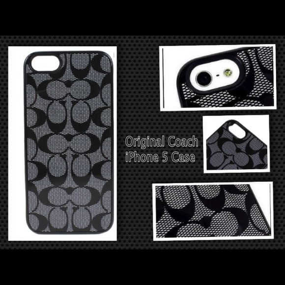 Coach iPhone 5 case +FREE screen protector