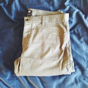 H&M khaki jeans.