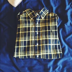 Ralph Lauren plaid button down.