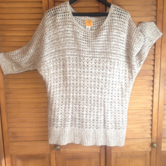 Ruby road Open knit oversized sweater. 2X  Nwot