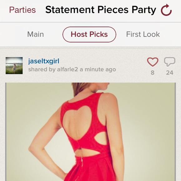 🎉HOST PICK🎉 Red open ❤️ back dress - Picture 4 of 4